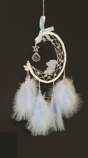 Teddy in the Moon Dreamcatcher - Novelty Gift