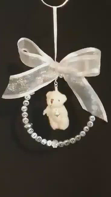Personalised Tree decoration 'Babies First Christmas' -Novelty gift