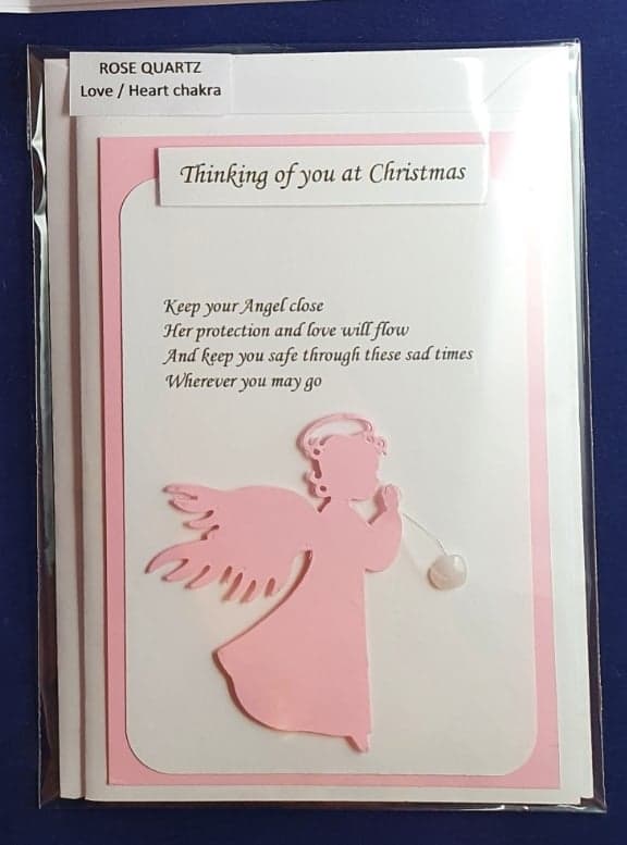 Chakra Angel Card -  'Christmas card'
