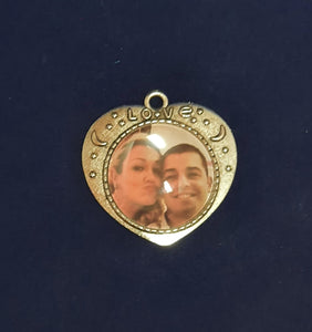 Cabochon Photo frame 'In Loving Memory' Range - Made to order