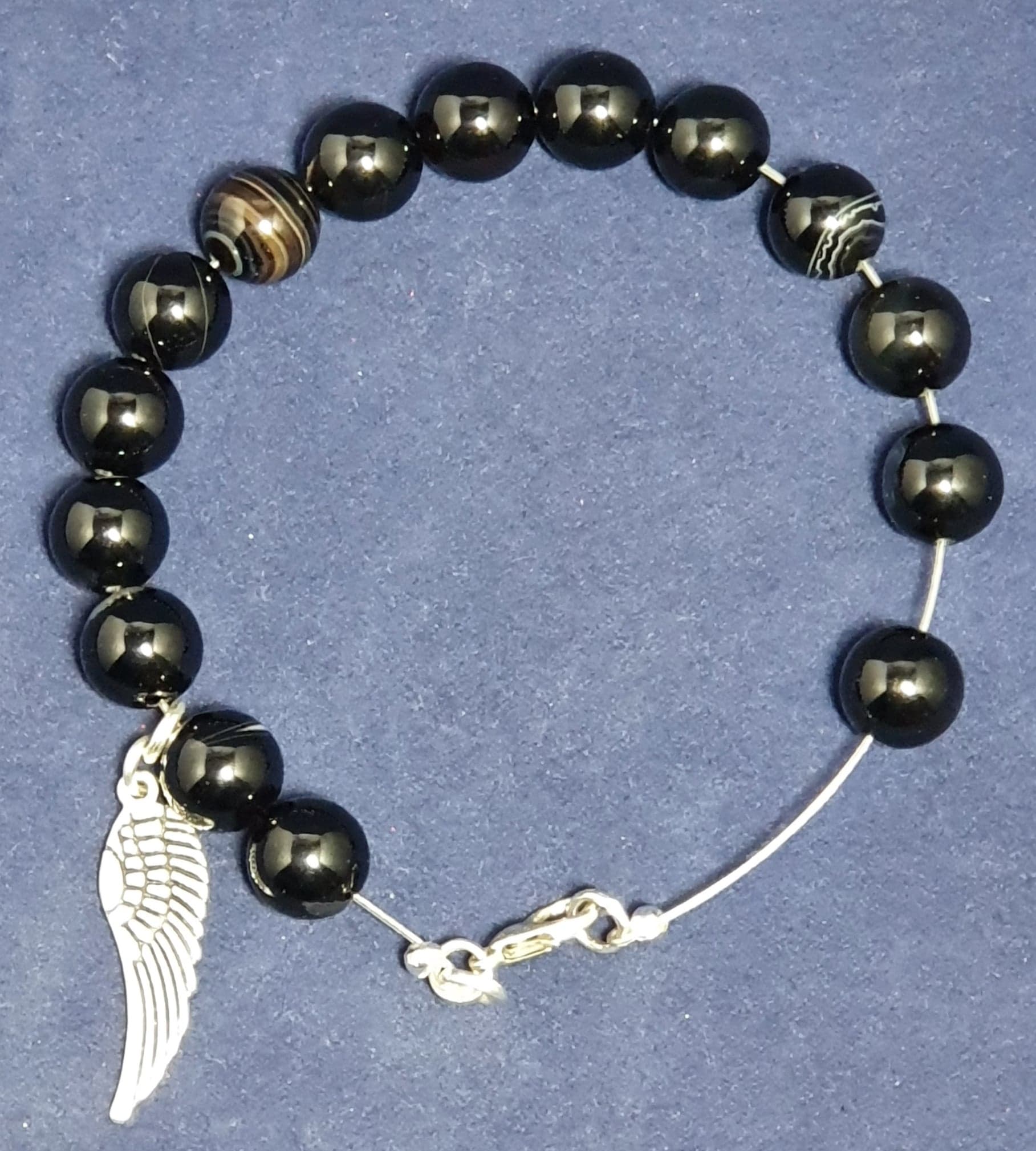 Agate worry beads / meditation bracelet