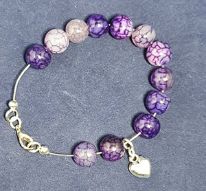 Agate Worry Beads / Mediation bead bracelet